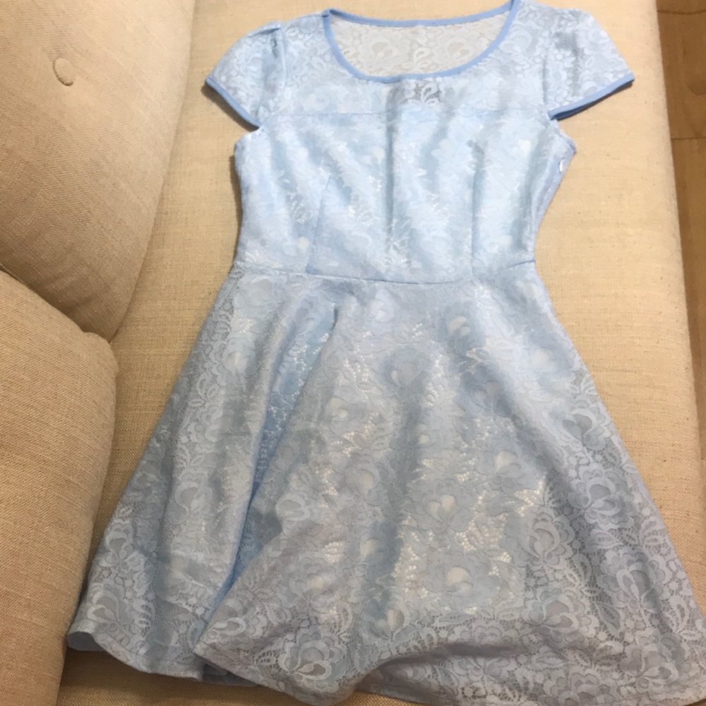 Blue dress